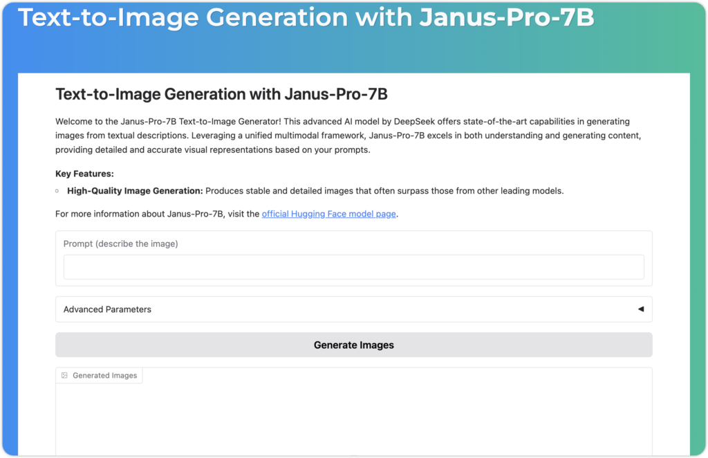 deepseek image generator - JanusAI.Pro